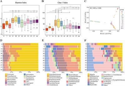 Colonization profiles of gut microbiota in goat kids from neonatal to weaning period